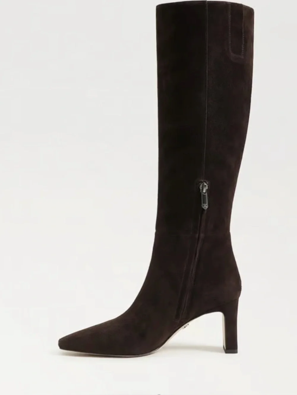 SAM EDELMAN Sylvia, Chocolate Suade Knee High Boots. Size- 7.5 M- NIB 🔥